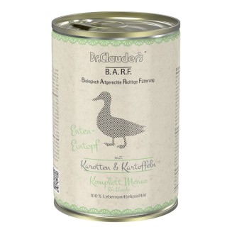 Dr.Clauder´s BARF Komplettmenue Enteneintopf 400g dog  AKCE